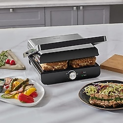 Homend Grilliant 1349H 2000 W Inox Tost ve Izgara Makinesi