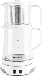 Homend Royaltea 1758H 2000 W Konuşan Cam Çay Makinesi