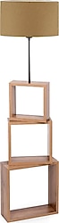 Homing AYD-2902 Kumaş Başlıklı Modern Raflı Lambader