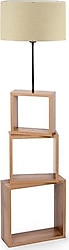 Homing AYD-2903 Kumaş Başlıklı Modern Raflı Lambader