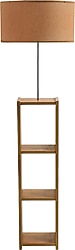 Homing AYD-3150 Dekoratif Raflı Vizon Kumaş Lambader