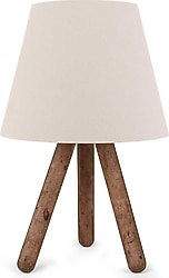 Homing AYD-3170 Ahşap Başlıklı Abajur