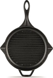 Hosse Yardımcı Kulplu Yuvarlak 28 cm Döküm Izgara Tavası