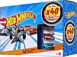 Hot Wheels 1:64 40'lı Paket Oyuncak Araba JDW08