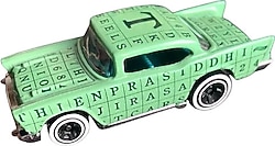 Hot Wheels Art Cars '57 Chevy HTD56