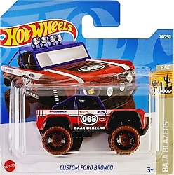 Hot Wheels Baja Blazers Custom Ford Bronco Metal Araba HCV15