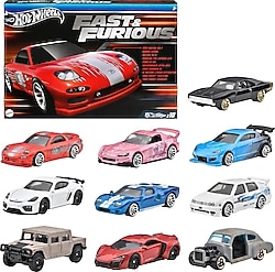 Hot Wheels Fast and Furious 10'lu Araba Seti HVX27