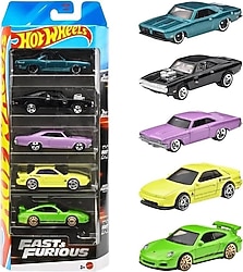 Hot Wheels Fast and Furious 5'li Araba Seti JBJ80