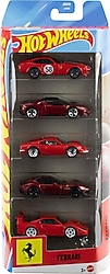 Hot Wheels Ferrari 5'li Araba Seti JLN12