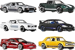 Hot Wheels 1:64 Japon Temalı 6'lı Araba Seti JBY77
