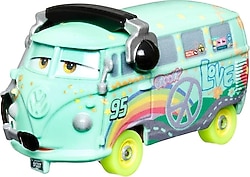 Disney Cars Karanlıkta Parlayan Yarışçılar Fillmore HPG76-HPG80 Oyuncak Araba