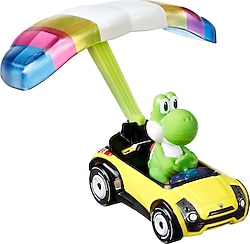 Hot Wheels Mario Kart Planörlü Araçlar Yoshi GVD32