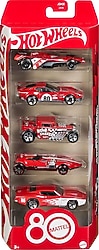 Hot Wheels Mattel 80th Anniversary 5'li Araba Seti JGK08
