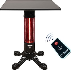Hottable Tekno Plus 1500 W Infrared Uzaktan Kumandalı Isıtıcılı Masa