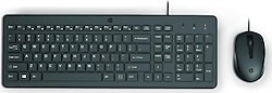HP 150 240J7AA Sessiz Kablolu Klavye Mouse Seti