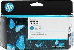 HP 738 498N5A Mavi Kartuş