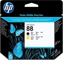 HP 88 C9381AE Siyah ve Sarı Baskı Kafası