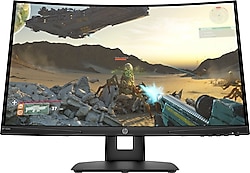 HP X24c 9FM22AA 23.6" 4 ms Full HD Curved 144 Hz Oyuncu Monitörü