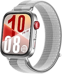 Huawei Watch Fit 4 Gri Sportif Örgü Kayış Akıllı Saat