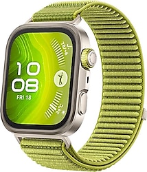 Huawei Watch Fit 4 Pro Yeşil Sportif Örgü Kayış Akıllı Saat