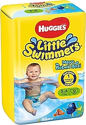 Huggies Little Swimmers 3-4 Numara 7-15 kg 12'li Mayo Bez