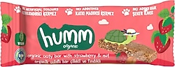 Humm Organic Çilekli ve Fındıklı Yulaf Bar 27 gr