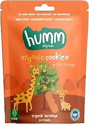 Humm Organic Portakallı Vegan Kurabiye 55 gr