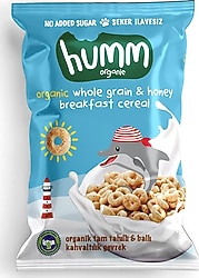 Humm Organic Tam Tahıllı ve Ballı Kahvaltılık Gevrek 80 gr