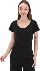 Hummel Alma 910953 Kısa Kollu V Yaka Kadın Tişört