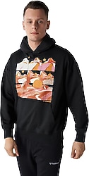 Hummel Benoit 921843 Kapüşonlu Erkek Oversize Sweatshirt