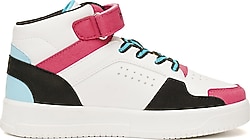 Hummel Courfu Jr 900553-9047 Beyaz-Pembe Çocuk Spor Ayakkabı
