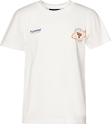 Hummel Hellen 912102-9003 Beyaz Kısa Kollu Bisiklet Yaka Çocuk Tişört