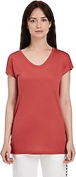 Hummel Jeremih 910646 Kısa Kollu V Yaka Kadın Tişört