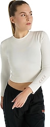 Hummel Josey 912120 Uzun Kollu Bisiklet Yaka Crop Tişört