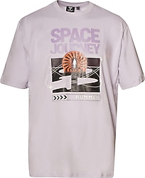 Hummel Lila 912037 Kısa Kollu Bisiklet Yaka Erkek Oversize Tişört