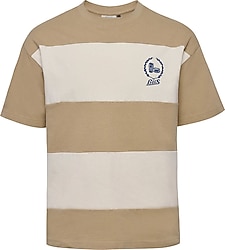 Hummel Loose Bees Stripe 227986 Kısa Kollu Bisiklet Yaka Tişört