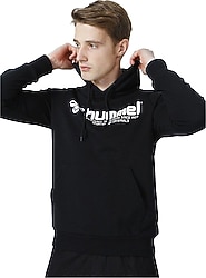 Hummel Regow 920894-2001 Kapüşonlu Siyah Erkek Sweatshirt