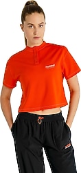 Hummel Silvana 912170 Kısa Kollu Bisiklet Yaka Crop Tişört