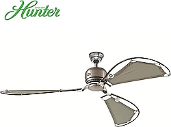 Hunter Avalon Fırçalanmış Nikel Tavan Vantilatörü