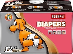 Hushpet Diapers XSmall 12'li Köpek Çiş Pedi