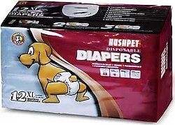 Hushpet Diapers XLarge 12'li Köpek Çiş Pedi