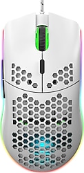 Hxsj J900 Beyaz Optik Kablolu Oyuncu Mouse