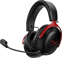 HyperX Cloud III 77Z46AA Siyah-Kırmızı Kablosuz Kulak Üstü Oyuncu Kulaklığı