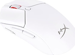HyperX Pulsefire Haste 2 Beyaz Makrolu Şarjlı Optik Kablolu/Kablosuz Oyuncu Mouse
