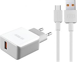 Hytech HY-XE35 QC 2.4A Type-C Kablolu Hızlı Ev Şarj Cihazı