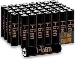I-Gen 40'lı Ultra Alkalin AA Kalem Pil