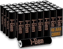 I-Gen 40'lı Ultra Alkalin AAA İnce Kalem Pil