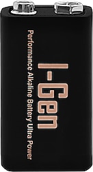 I-Gen 6LR61 Ultra Alkalin 9V Pil
