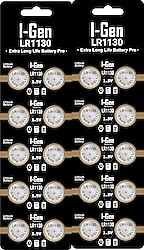 I-Gen AG10 LR1130 1.5V 20'li Alkalin Düğme Pil
