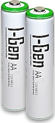 I-Gen Batteries 1.2 V 1100 mAh 2'li Şarjlı AA Kalem Pil
